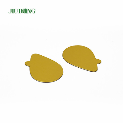 Tambours à gâteau ovales en papier d'aluminium de qualité alimentaire jetables de 100 * 65 mm