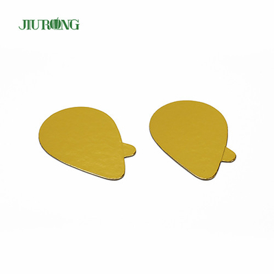 Tambours à gâteau ovales en papier d'aluminium de qualité alimentaire jetables de 100 * 65 mm