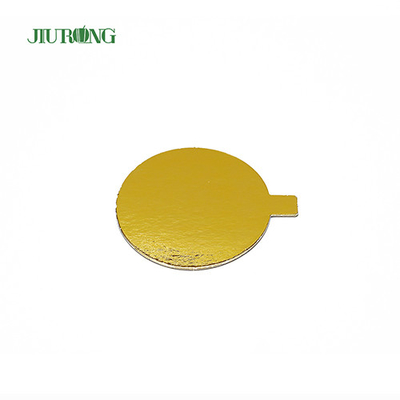 Catégorie comestible écologique de papier jetable de gâteau d'or 97*83mm