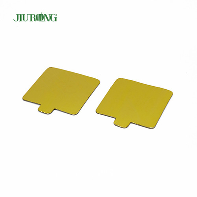 Panneau réutilisable 100*65mm de gâteau de rectangle d'or de forces de défense principale ingraissable jetable