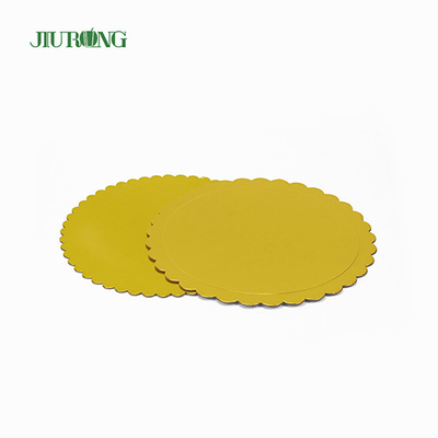 Recyclable biodégradable jetable de panneau de gâteau de papier d'aluminium de catégorie comestible