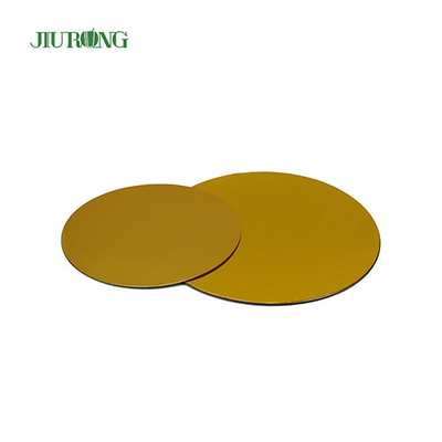 Planches à gâteau ingraissables en papier MDF jetables 14 pouces ondulé