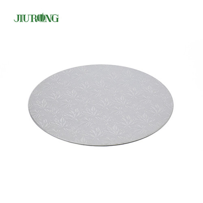 Panneau de gâteau rond d'or de papier ondulé de forces de défense principale JIURONG recyclable de 10 pouces