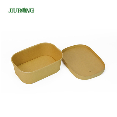 Cuvette de papier biodégradable de catégorie comestible 1000ml jetable écologique