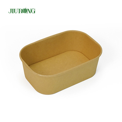 Cuvette de papier biodégradable de catégorie comestible 1000ml jetable écologique