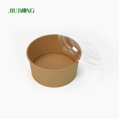 saladier écologique de papier d'emballage 1100ml jetable avec le couvercle d'ANIMAL FAMILIER