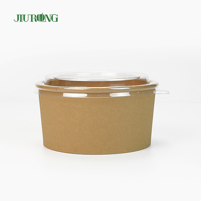 saladier écologique de papier d'emballage 1100ml jetable avec le couvercle d'ANIMAL FAMILIER