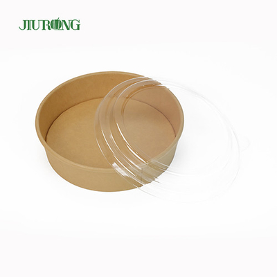 Cuvette de papier biodégradable micro-ondable 1100ml sulfurisé avec des couvercles
