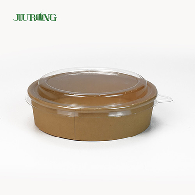 Cuvette de papier biodégradable micro-ondable 1100ml sulfurisé avec des couvercles