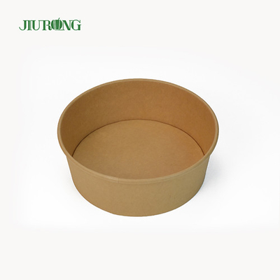 Catégorie comestible de la coutume 750cc de cuvette de papier biodégradable de couvercle d'ANIMAL FAMILIER imperméable