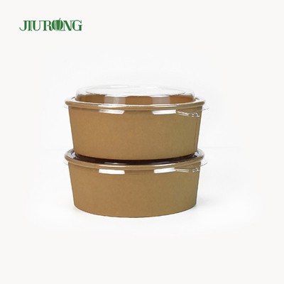 Catégorie comestible de la coutume 750cc de cuvette de papier biodégradable de couvercle d'ANIMAL FAMILIER imperméable