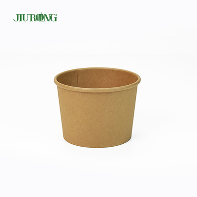 cuvettes de papier jetables de récipients à salade de papier du revêtement UV 26OZ pour la nourriture chaude
