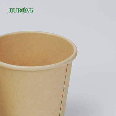 Cuvette biodégradable de potage de papier d'emballage cuvettes jetables de 12 onces avec des couvercles