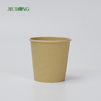 Cuvette biodégradable de potage de papier d'emballage cuvettes jetables de 12 onces avec des couvercles