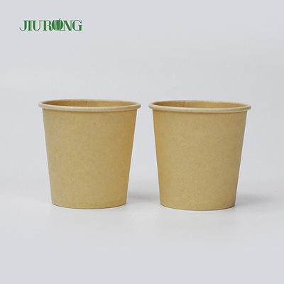 Cuvette biodégradable de potage de papier d'emballage cuvettes jetables de 12 onces avec des couvercles