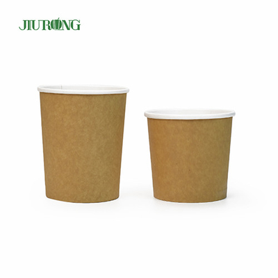 Cuvette de papier biodégradable de catégorie comestible recyclable tasse de papier de crème glacée de 30 onces