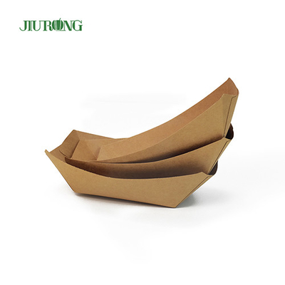 Kraft ondulé du conteneur de papier biodégradable recyclable 85*50*45mm