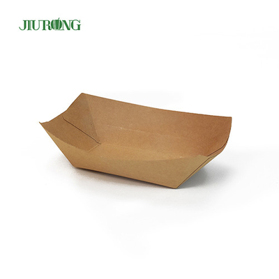 Kraft ondulé du conteneur de papier biodégradable recyclable 85*50*45mm