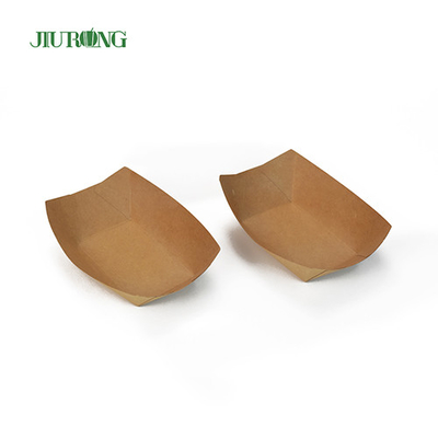 Kraft ondulé du conteneur de papier biodégradable recyclable 85*50*45mm