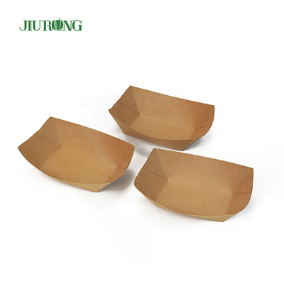 Kraft ondulé du conteneur de papier biodégradable recyclable 85*50*45mm
