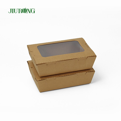 Papier d'emballage biodégradable fait sur commande du conteneur 12x12x6cm de papier d'emballage imperméable