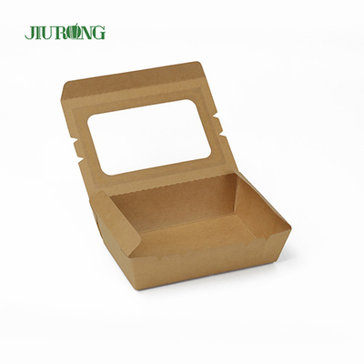 Papier d'emballage biodégradable fait sur commande du conteneur 12x12x6cm de papier d'emballage imperméable