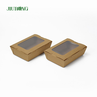 Papier d'emballage biodégradable fait sur commande du conteneur 12x12x6cm de papier d'emballage imperméable