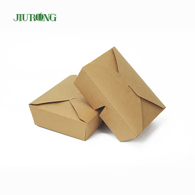 Logo fait sur commande biodégradable écologique de la boîte 800ml de récipient de papier