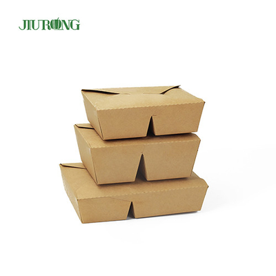 Conteneur de papier biodégradable d'emballage à emporter 1480ml pour la charcuterie