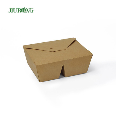 Conteneur de papier biodégradable d'emballage à emporter 1480ml pour la charcuterie