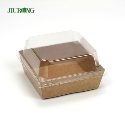 Longueur biodégradable ondulée du conteneur 135mm de papier d'Oilproof pour des beignets