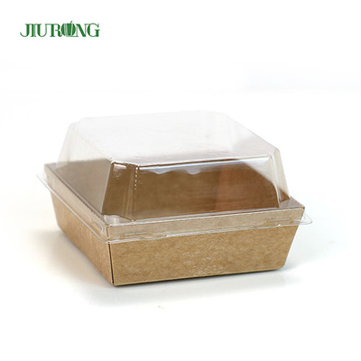Longueur biodégradable ondulée du conteneur 135mm de papier d'Oilproof pour des beignets