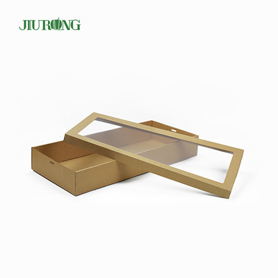 Papier ondulé à emporter biodégradable écologique des conteneurs 150mm