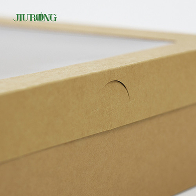 Papier ondulé à emporter biodégradable écologique des conteneurs 150mm
