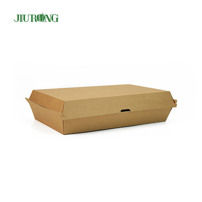 Boîte à lunch en papier de qualité alimentaire à emporter écologique 2100 ml