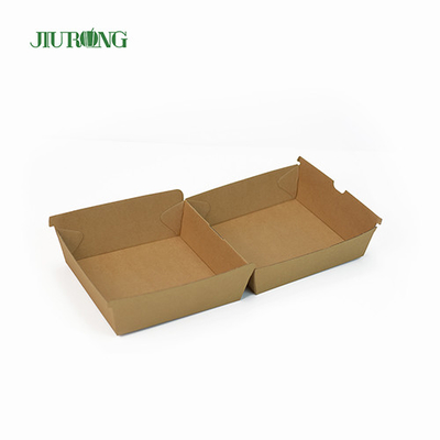 L'emballage à emporter écologique de langue simple a réutilisé le papier d'emballage 1600ml
