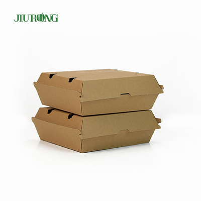 L'emballage à emporter écologique de langue simple a réutilisé le papier d'emballage 1600ml
