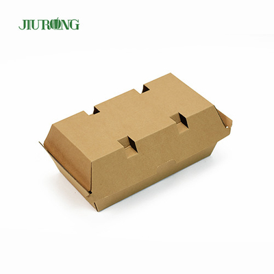 Emballage à emporter écologique en carton ondulé de 500 ml