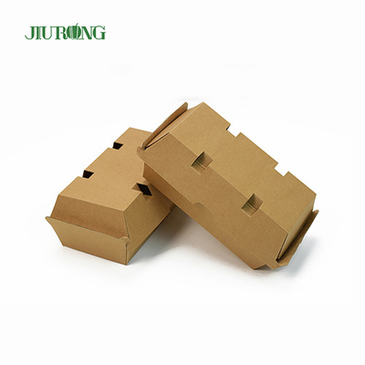 Emballage à emporter écologique en carton ondulé de 500 ml