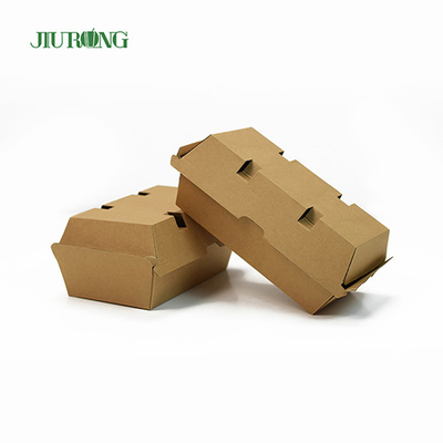 Emballage à emporter écologique en carton ondulé de 500 ml