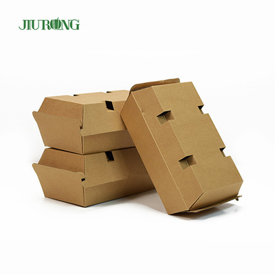Emballage à emporter écologique en carton ondulé de 500 ml