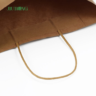 Take Away SOS Kraft Sac en papier biodégradable Recyclable Approuvé BSCI