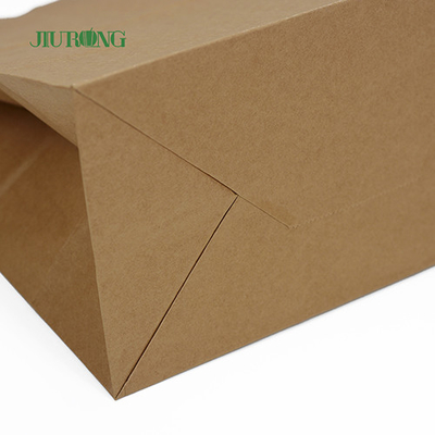 La poignée a réutilisé les sacs biodégradables de papier ISO9001 sulfurisés approuvés