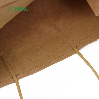 La poignée a réutilisé les sacs biodégradables de papier ISO9001 sulfurisés approuvés