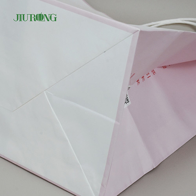 ODM écologique de sacs en papier bruns biodégradables à emporter faits sur commande de SOS