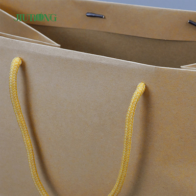 Sacs en papier biodégradables à emporter d'emballage de taille du sac 320mm écologiques