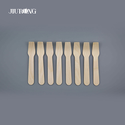 Coutellerie jetable biodégradable personnalisée Couverts compostables en bois 140mm