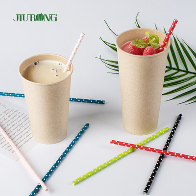 U forment la catégorie comestible Biodegrad de pailles de papier de boissons individuellement enveloppé