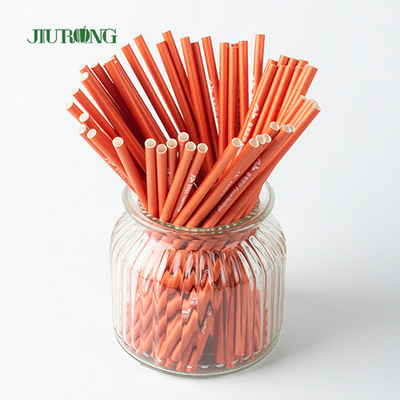 Papier biodégradable droit fait sur commande Straw For Fast Food LFGB