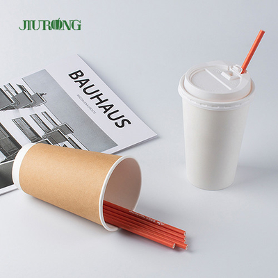 Papier biodégradable droit fait sur commande Straw For Fast Food LFGB